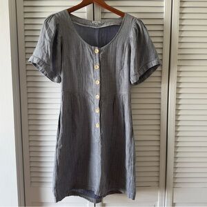 Steven Alan Blue and White Striped Dressed